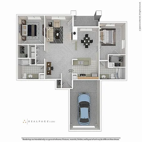 Floor plan B3 Waterside Mid Upgrade