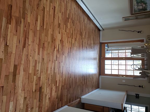 Refinished hardwood floor