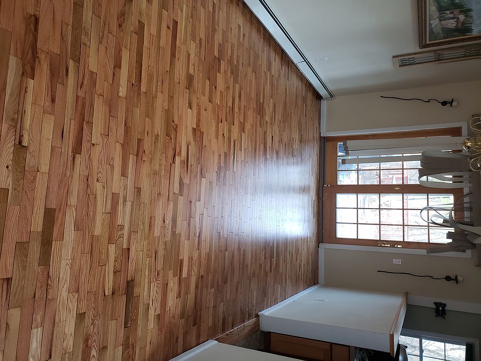 Refinished hardwood floor