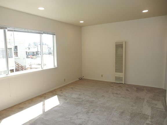 Sunny living room with new recessed lighting