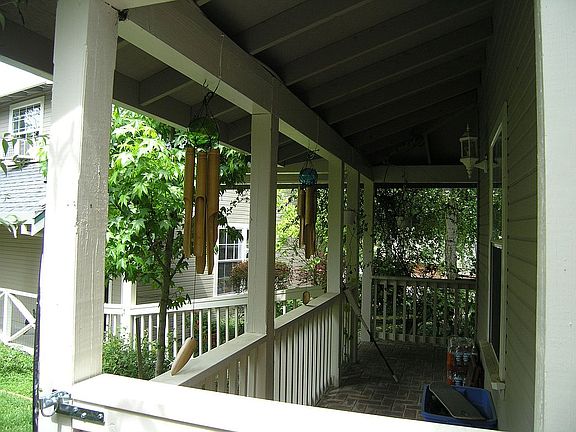 roof covered breezeway to garage and inlaw unit