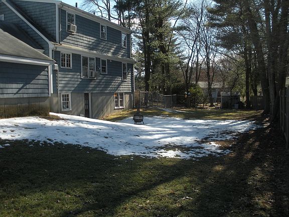 Large fenced yard