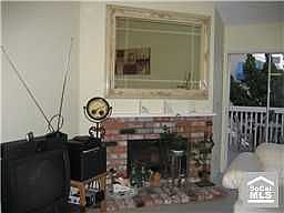 Fireplace in living room