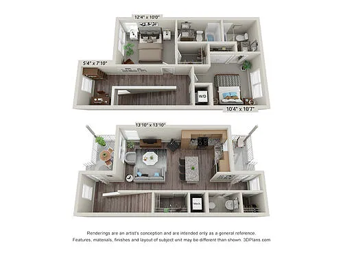 Floor plan TH - Hickory