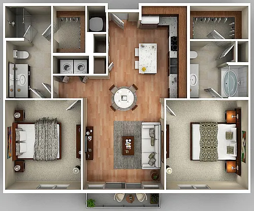 Floor plan 2B