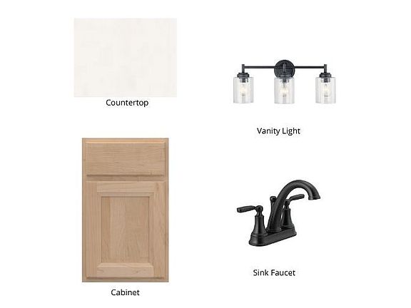 Visualize your bathroom oasis with sleek vanity li
