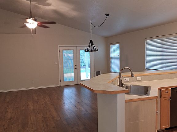 French Doors open to covered Patio