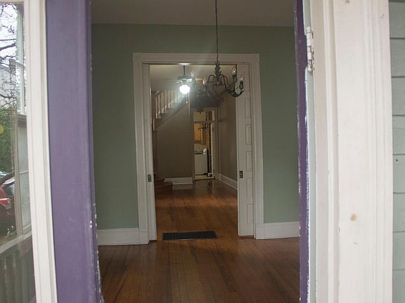 View looking through the front door.