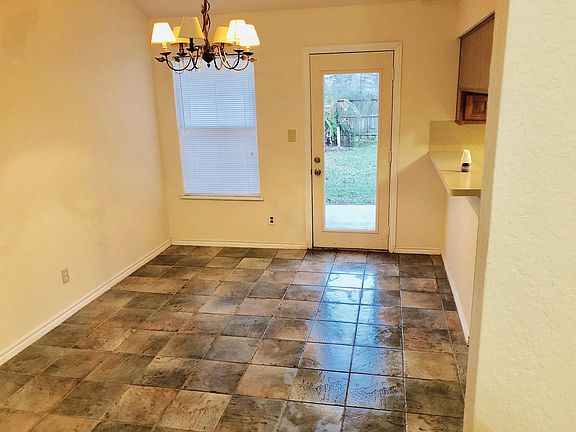Dining area off the kitchen for easy access