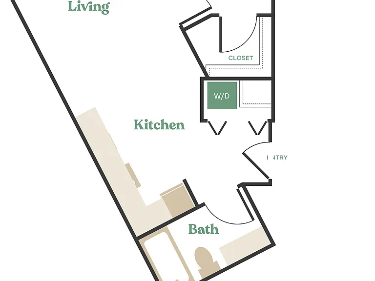 1 Bed, 1 Bath - Apt G 1 Bed, 1 Bath - Apt G