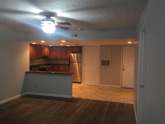 Living room facing the kitchen