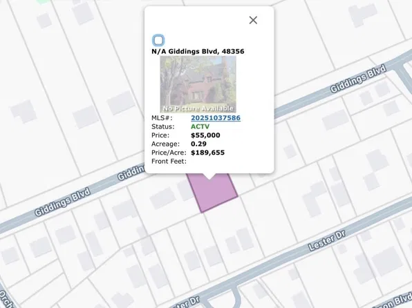 N/a Giddings Blvd, Highland, MI 48356