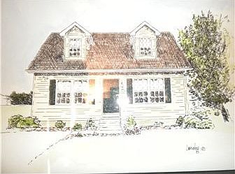 print of 727 W Commerce St