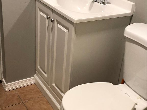 Bathroom with washer and dryer new