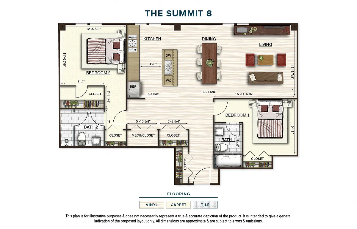 Floor plan The Summit 8