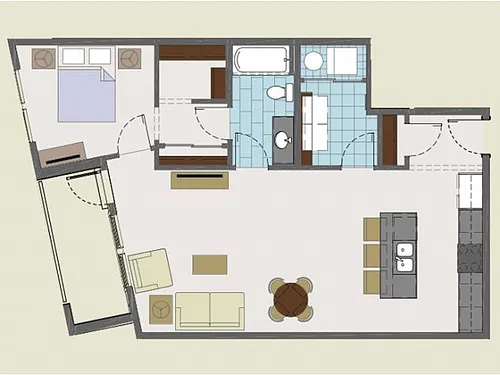 Floor plan 211 / 311 / 411