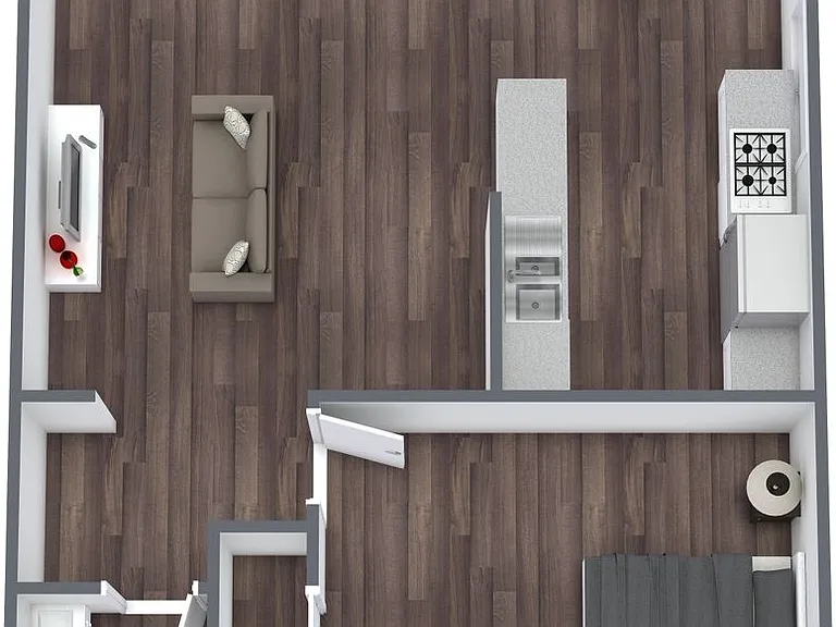 Spacious 1 Bedroom 1 Bath Upstairs Apartment — Photo 1