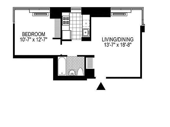 2nd image of 2 Gold St APT 21A