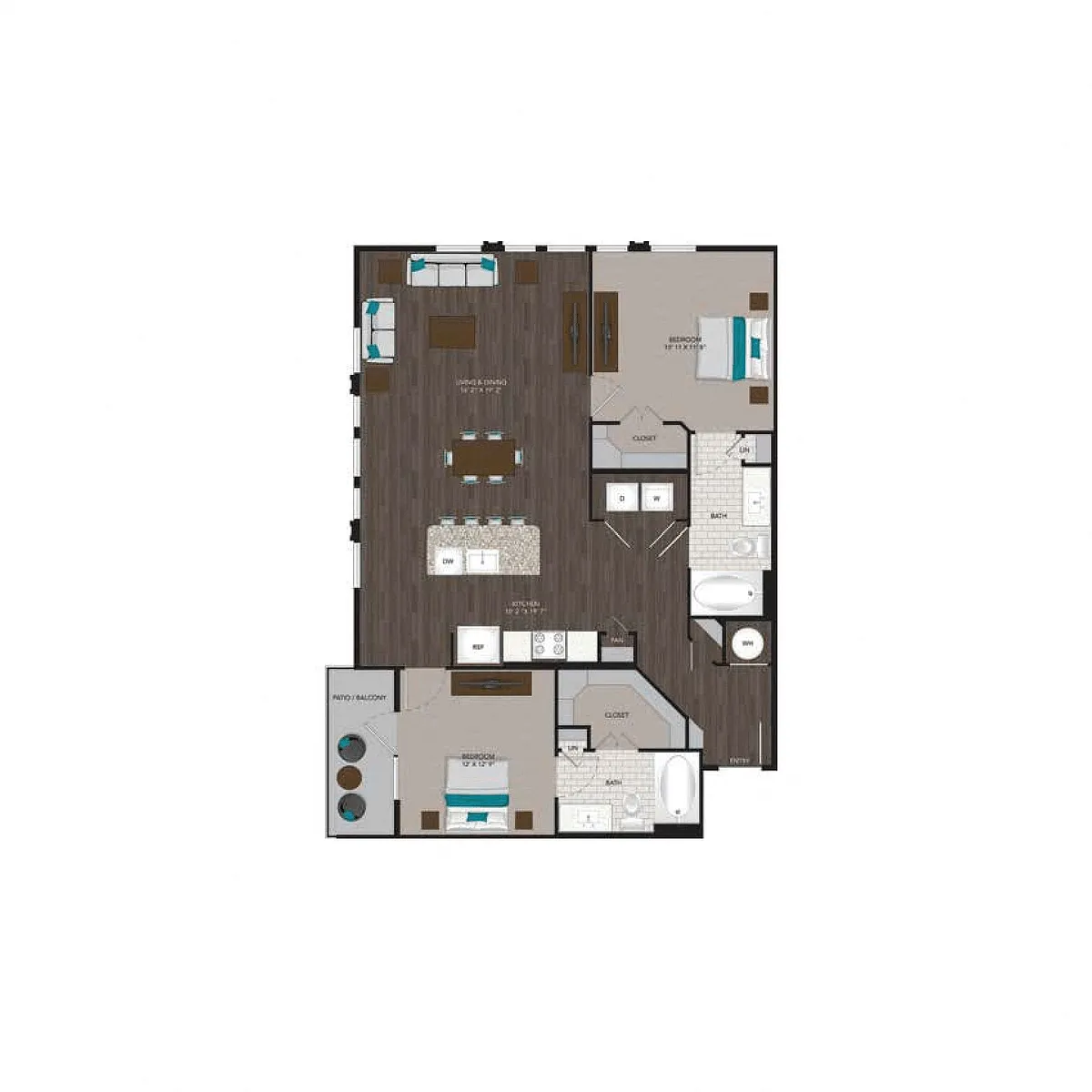 Floor plan B7
