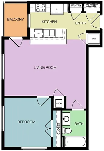 Floor plan Masonry T2-A1