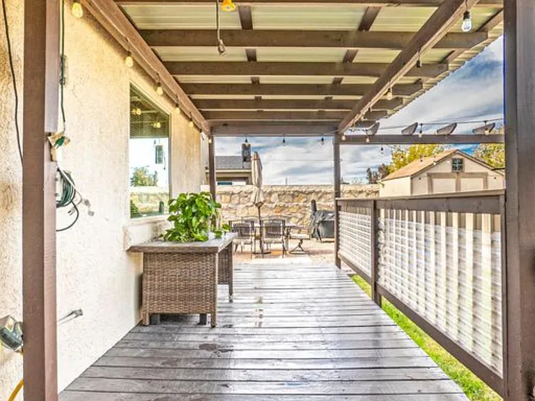Patio with grilling area