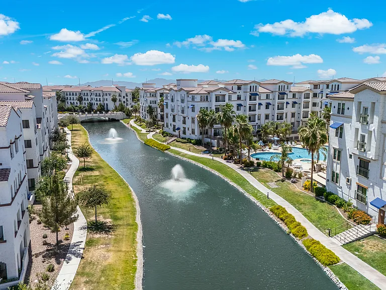 Beautiful, year-round lake views with multiple walking paths.
