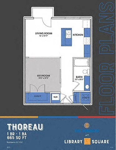 Floor plan Thoreau
