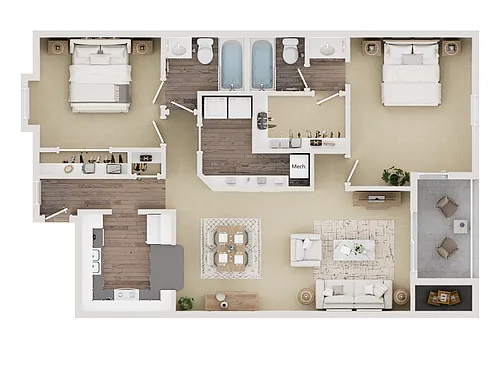 Floor plan Garden B