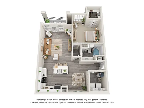Floor plan The Cattail