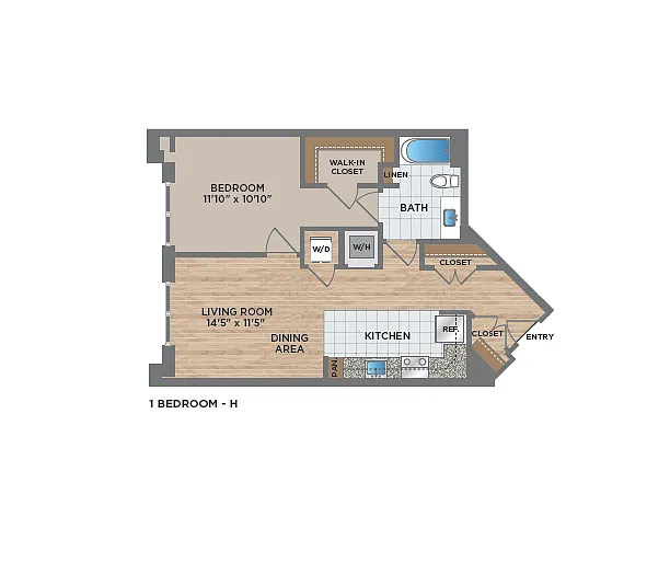 Floor plan 1-H