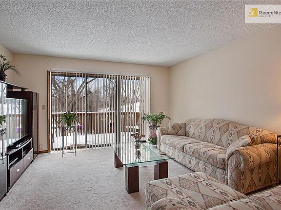 Lovely views from the living room into the backyard. This room is a great size!