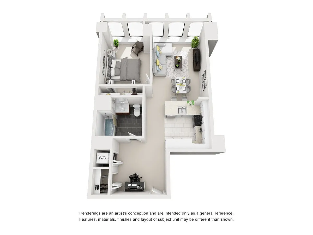 Floor plan 1 Bedroom