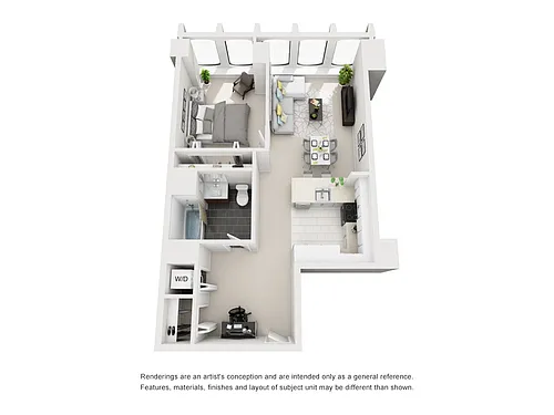 Floor plan 1 Bedroom