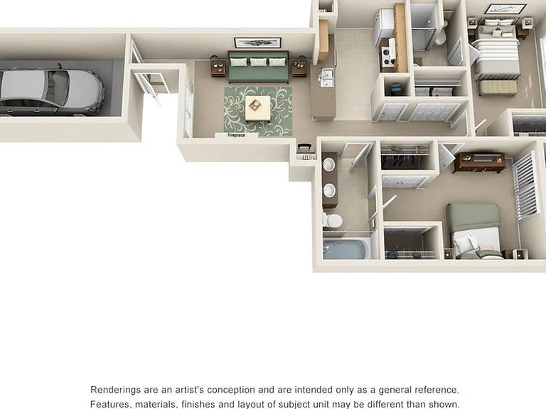 2 Bedroom | 2 Bath | 911 SF | Attached Garage Available 2 Bedroom | 2 Bath | 911 SF | Attached Garage Available