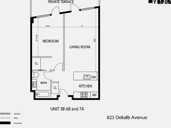 2nd image of 825 De Kalb Ave #5B