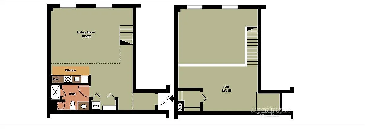Floor plan Loft Corner