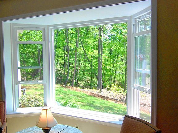Living room bay window