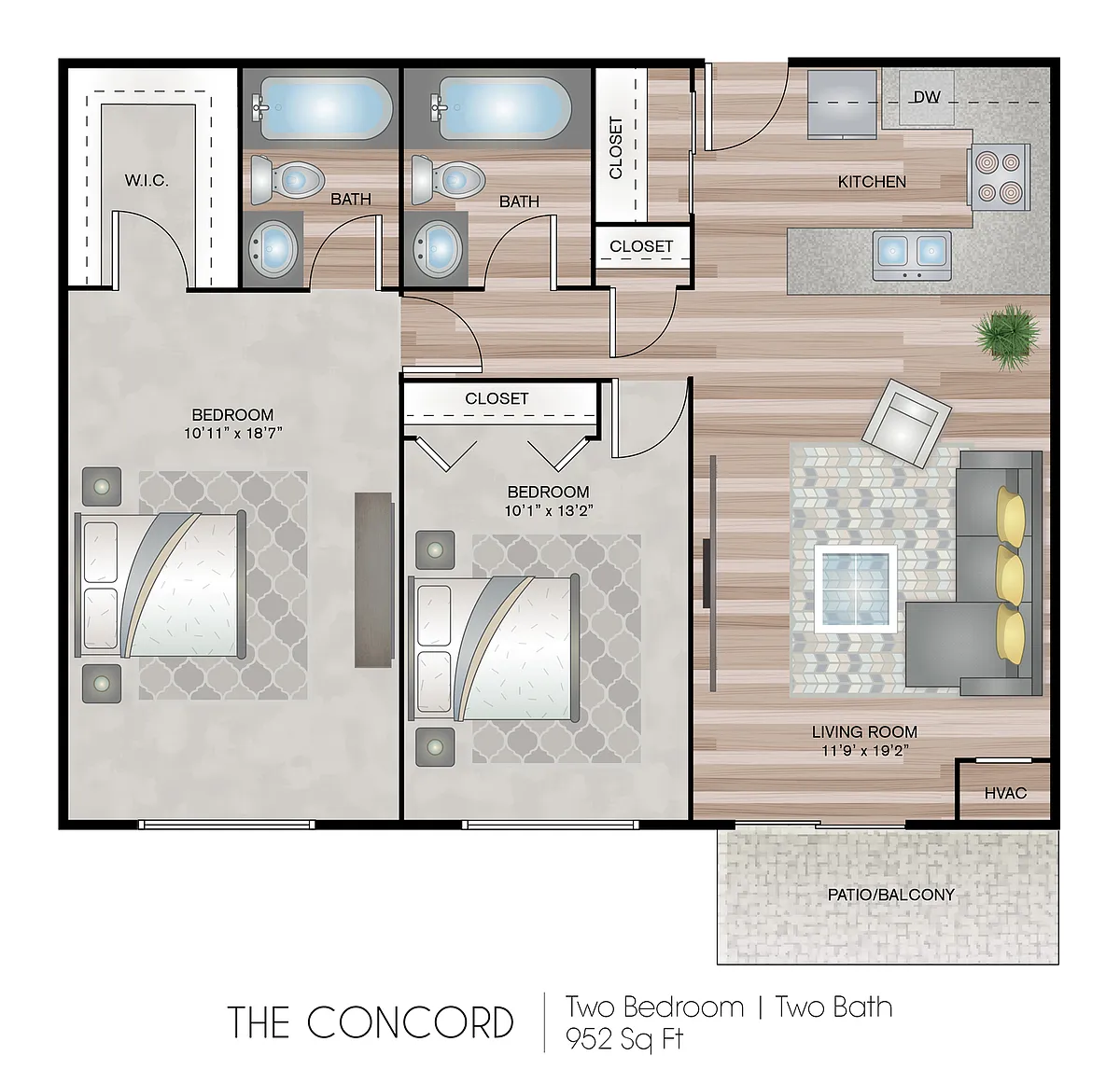 Floor plan Concord Tower