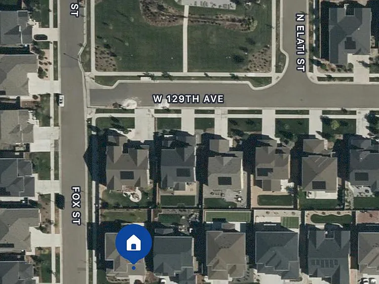 Sky view of proximity to pool. About a 1 minute walk
