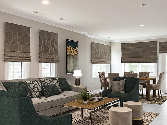 Great Room Terrace virtually staged