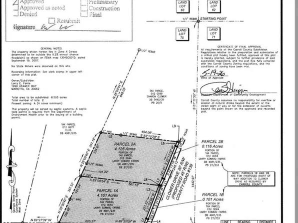 LOT 2a 2 Bowdon #2A-2, Bowdon, GA 30108