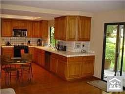 Large kitchen with updated appliances