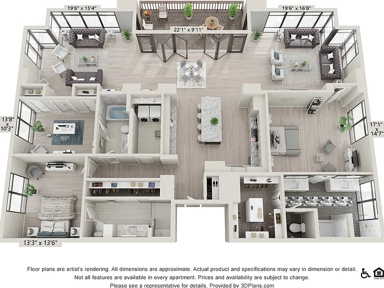 C1 floor plan The Bowen