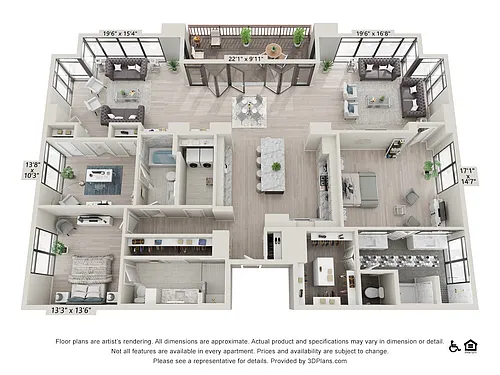 Floor plan C1
