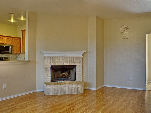 Brick Wood Burning Fireplace