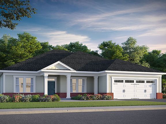 Elevation 3 of the Pearson II a home design at Lakeside at Trappe by Brookfield Residential