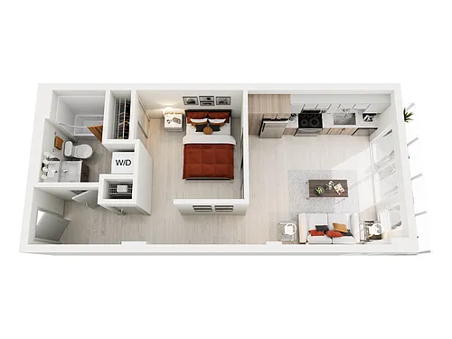 Floor plan 1x1 Urban O