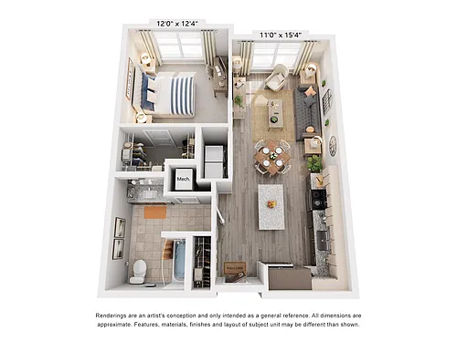 Floor plan Potomac
