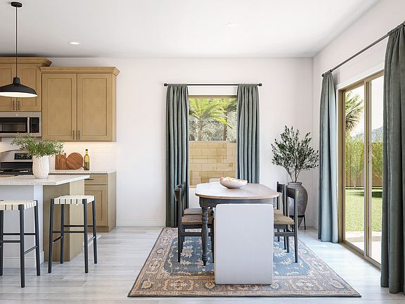 Dining area next to kitchen