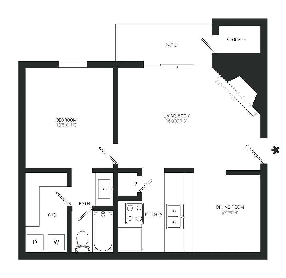 Floor plan Adair